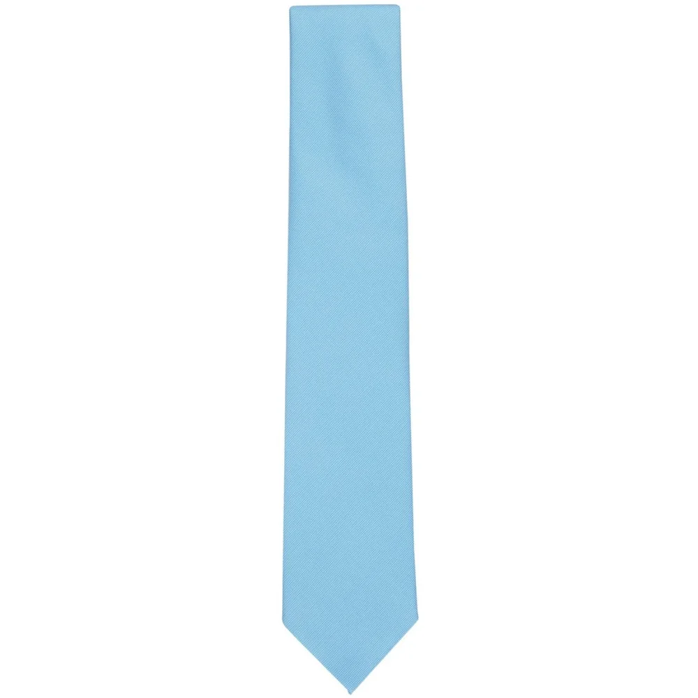 Club Room Men Beech Solid Textured Tie Aqua One Size